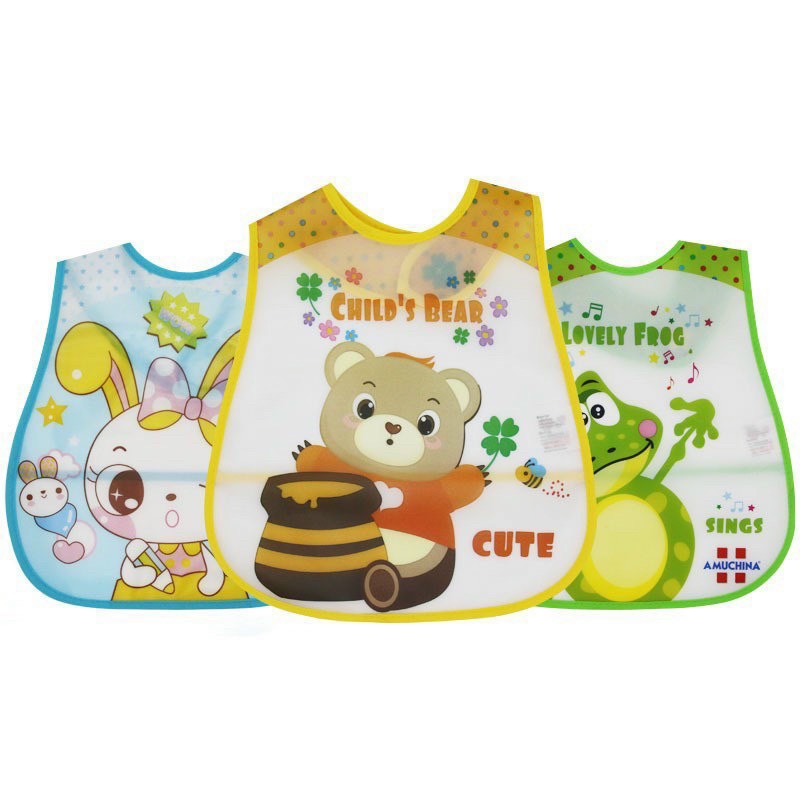 Yếm nhựa cho bé ăn dặm