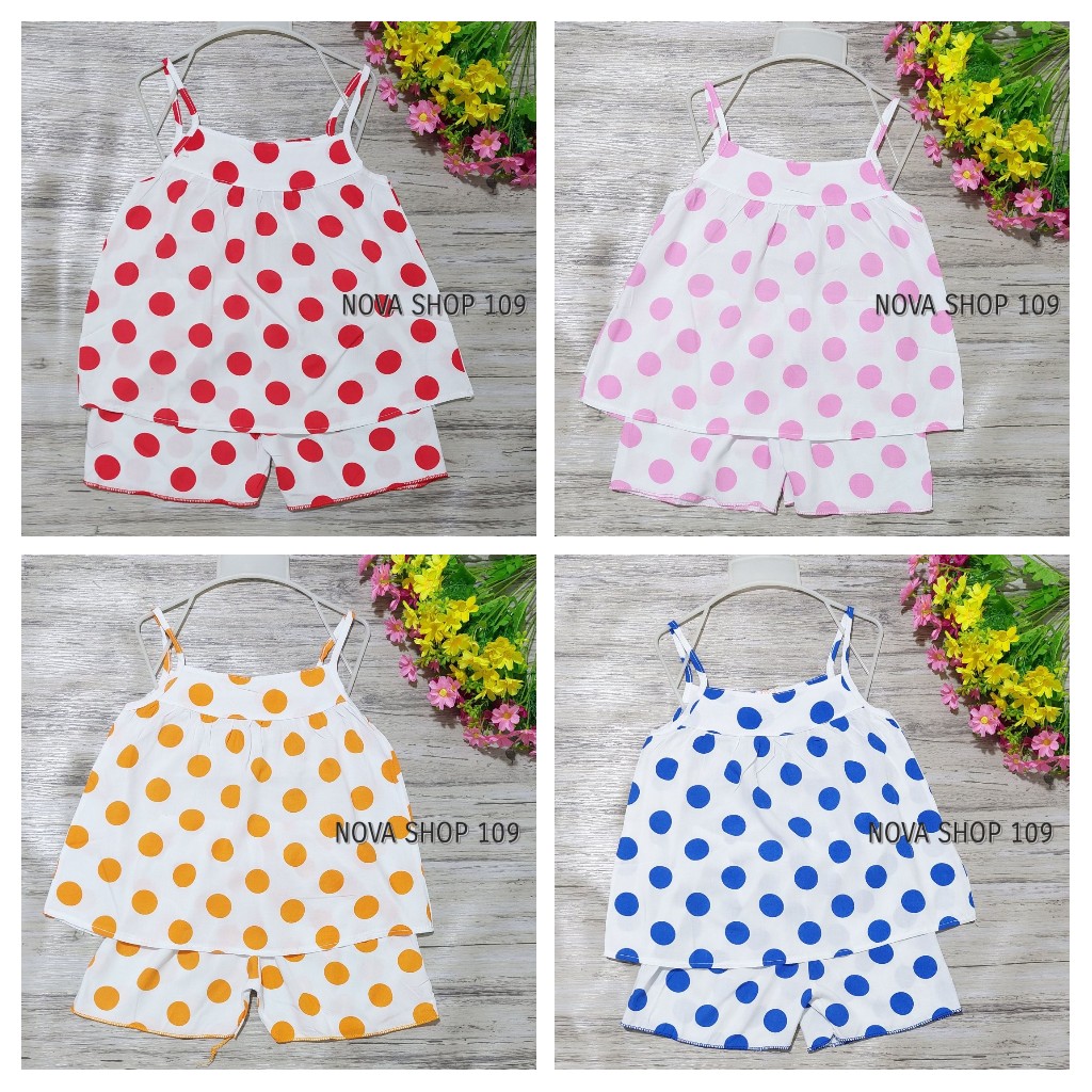 combo 4 Bộ tôn, lanh 2 dây cho bé gái (Tole) Siêu Xinh.