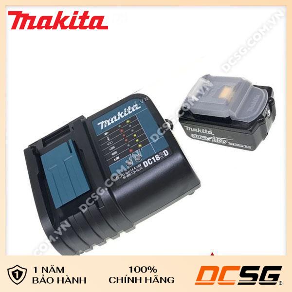 Bộ pin sạc (BL1830B + DC18SD) Makita (tách bộ)