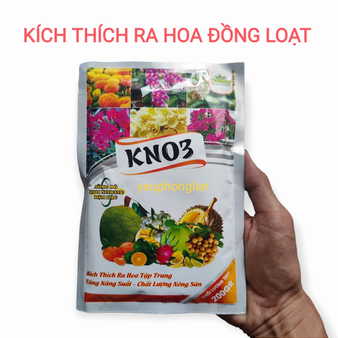 Phân vi lượng kích hoa kno3 200gr