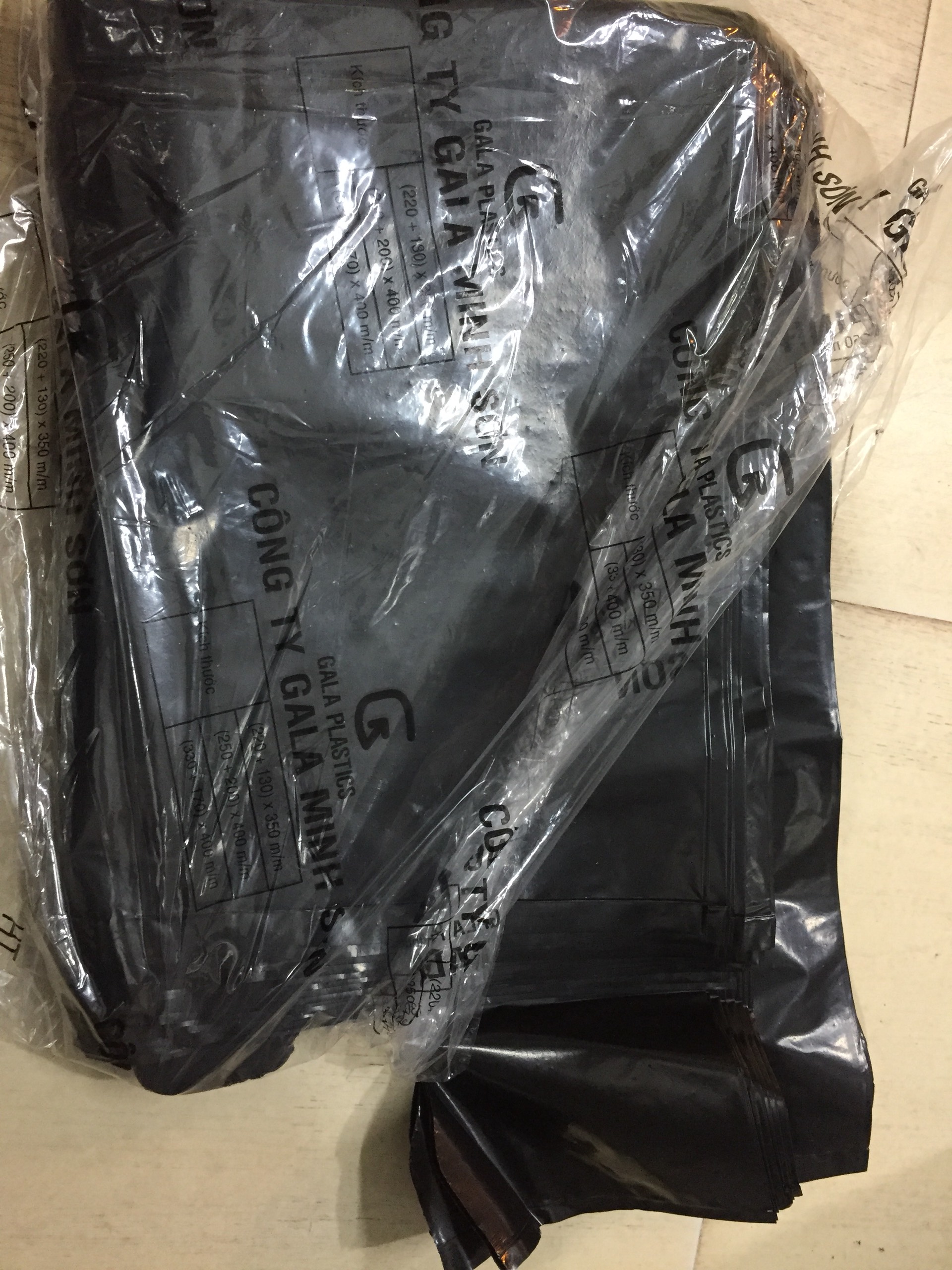 1kg túi nilong đen loại đẹp (Bóng-Dai-Dầy)