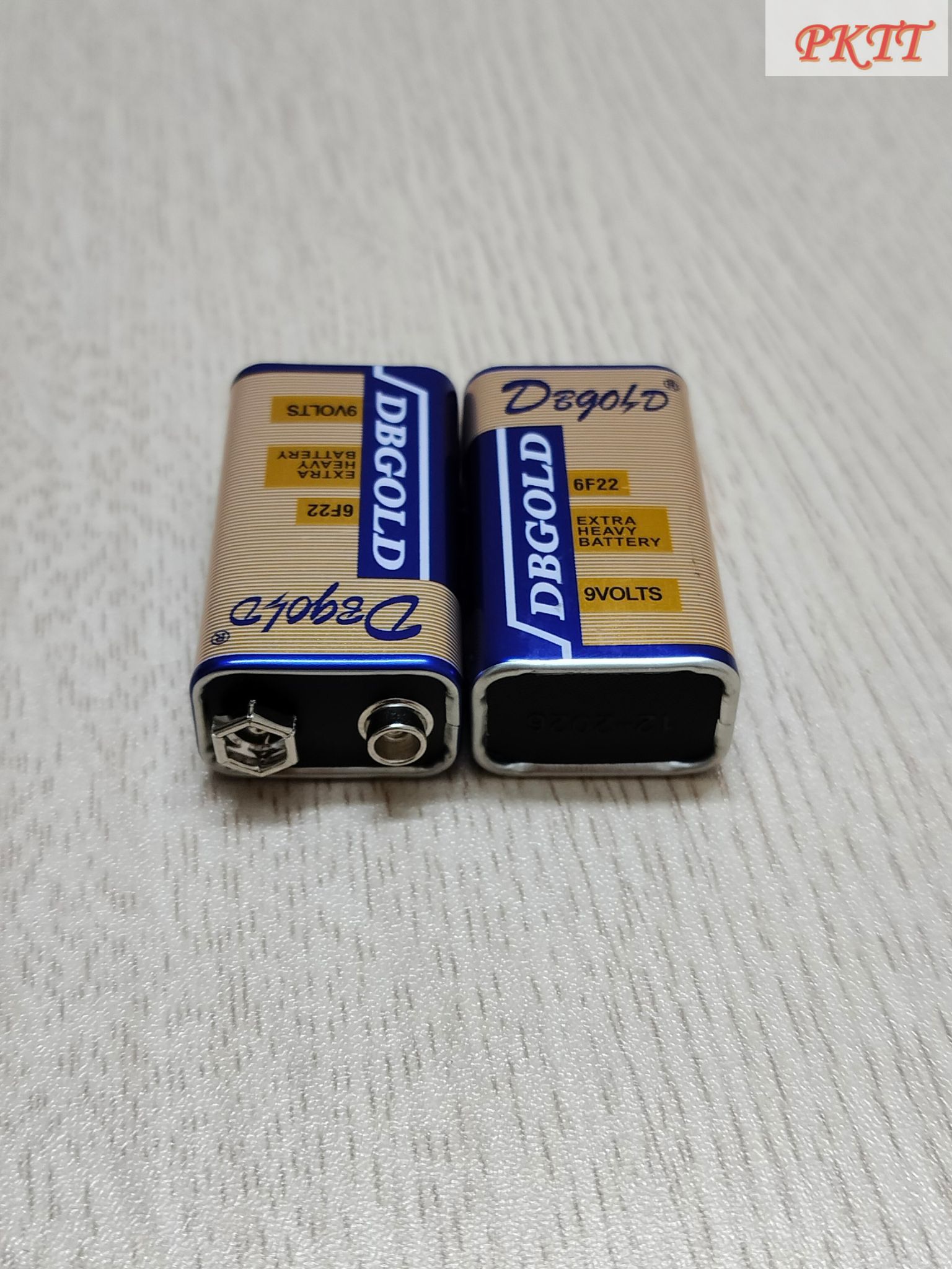 DBGOLD 9V Battery 6F22 Used for all kinds of 9v battery-powered devices such as multimeters, handheld metal detectors, special batteries