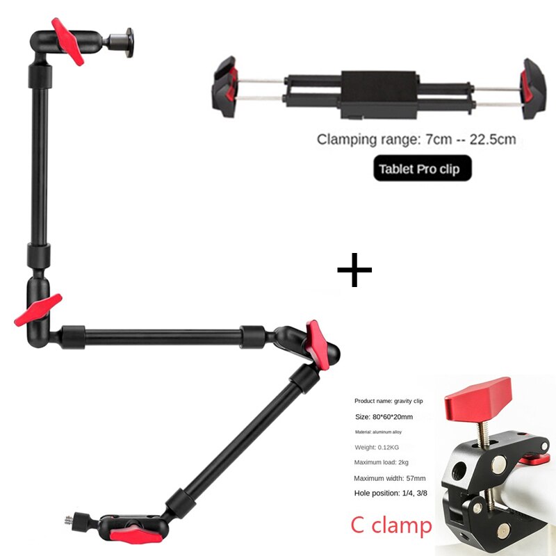Professional Tablet Stands Ipad Holder Pro Essories Support For Bed Mobile Phone Desk Clamp Photography Set