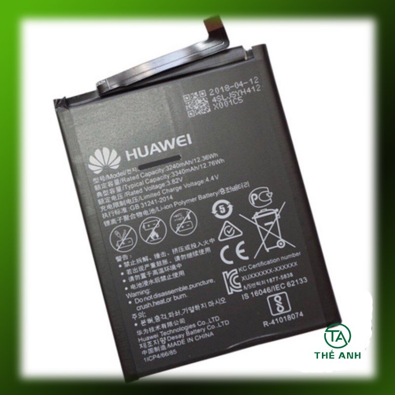 Pin huawei nova 3i, nova 2i, p30 lite hb356687ecw chính hãng , bảo hành đổi trả như hình