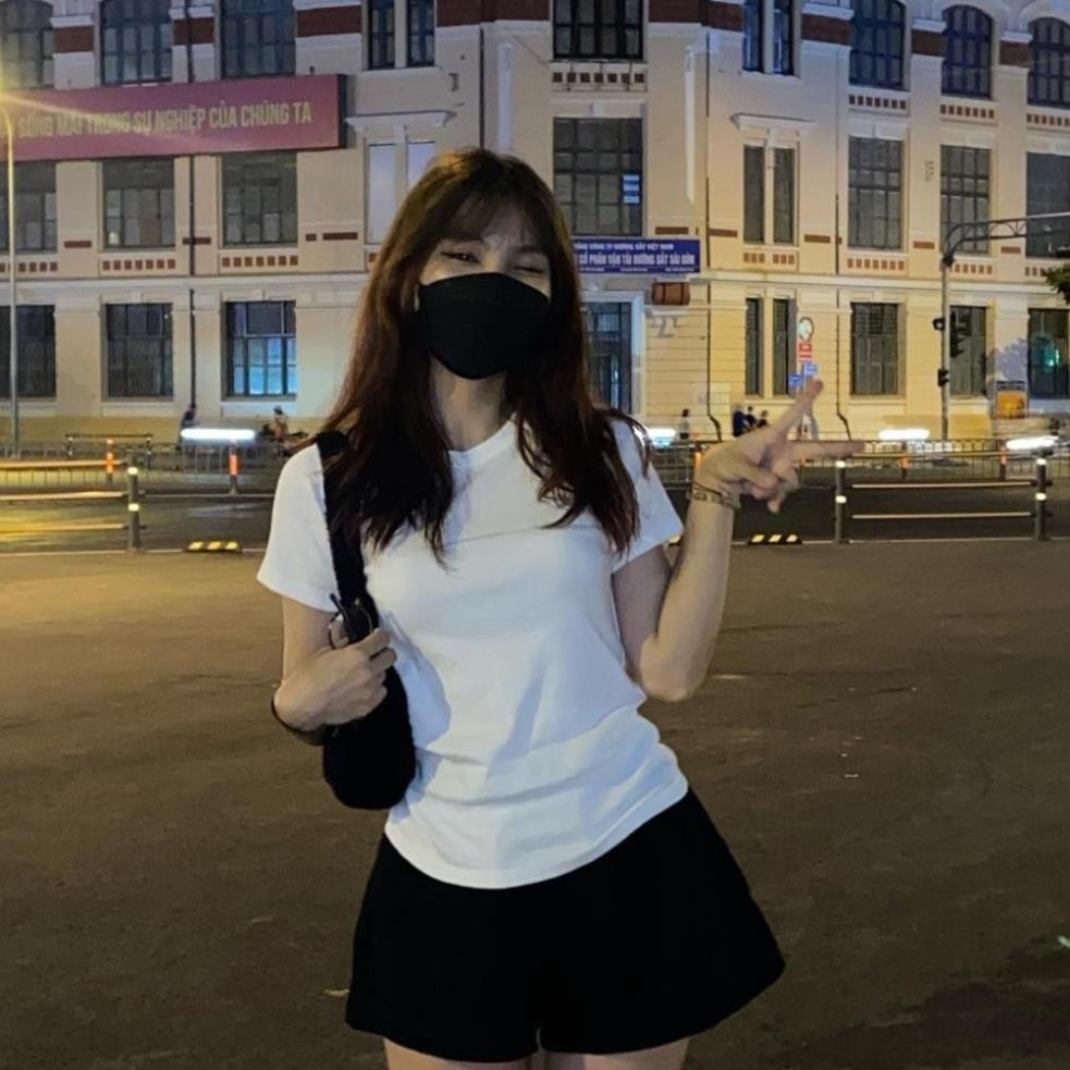 {FREESHIP}ÁO THUN BABYTEE  TRƠN ĐƠN GIẢN , BASIC TEE FORM ÔM , BABY TEE BODY