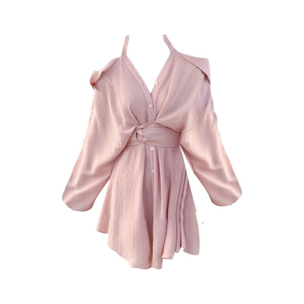 Spring and Summer V-Neck Blouse Top