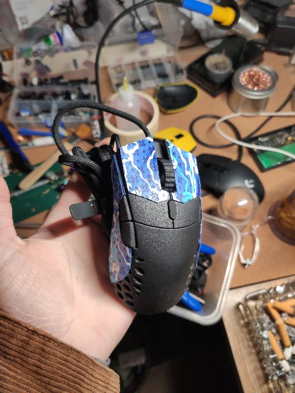 Lightweight DIY Gaming Mouse Hollow Out Shell MOD Case For FPS Gamer ...