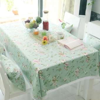 ผ้าปูโต๊ะผ้าเส้นใยฝ้าย100% โต๊ะรับประทานอาหารผ้าปูโต๊ะอาหารแผ่นรองโต๊ะคอมพิวเตอร์ป้องกันฝุ่นละอองผ้าปูโต๊ะโทรทัศน์ผ้าคลุมโซฟาชนบท RESTONIC ผ้าปูโต๊ะ