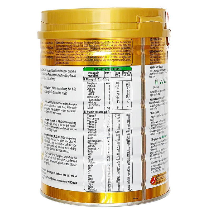Sữa Nutifood Diabet Care Gold 900g
