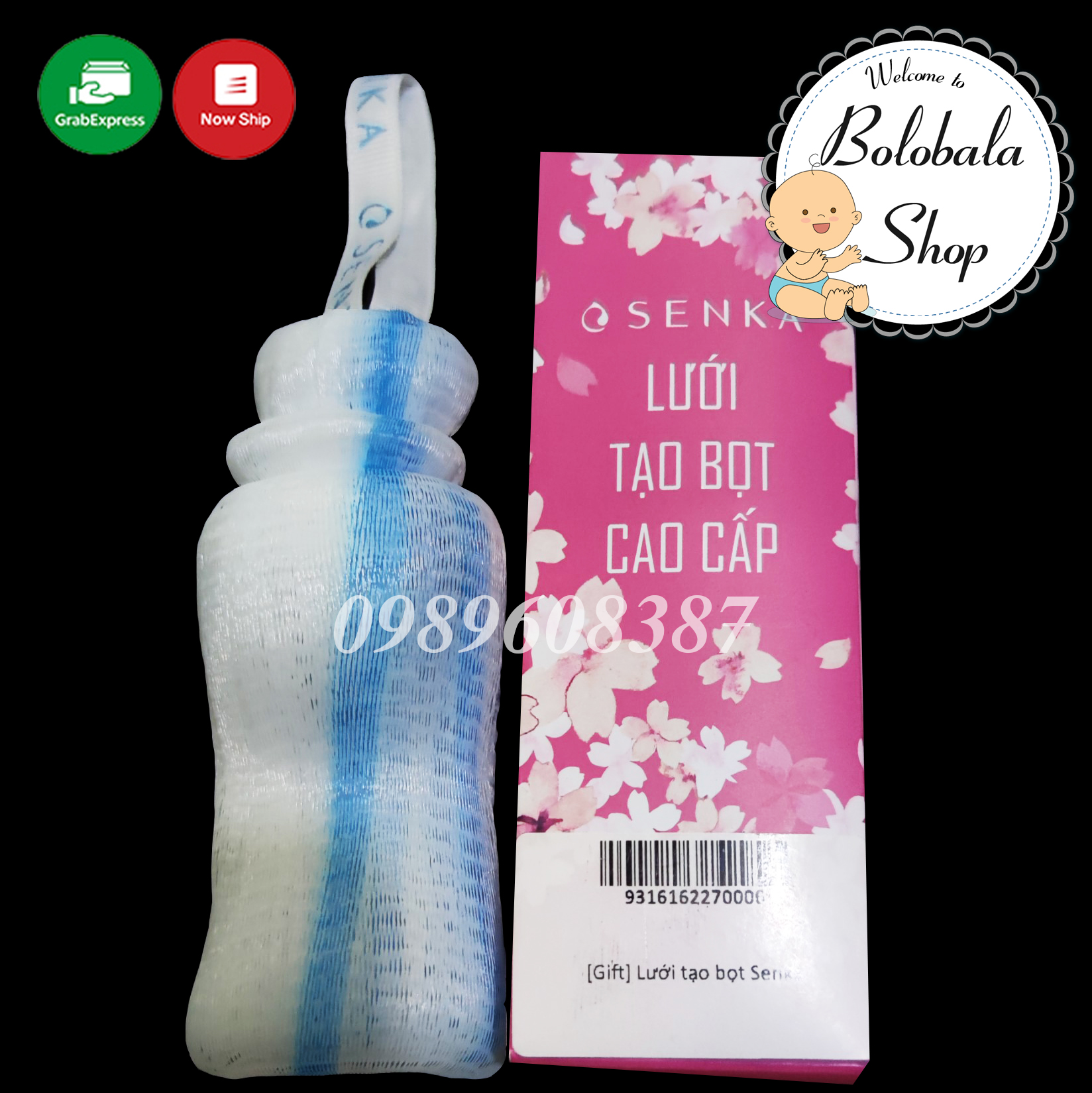 Lưới tạo bọt cao cấp rửa mặt Senka