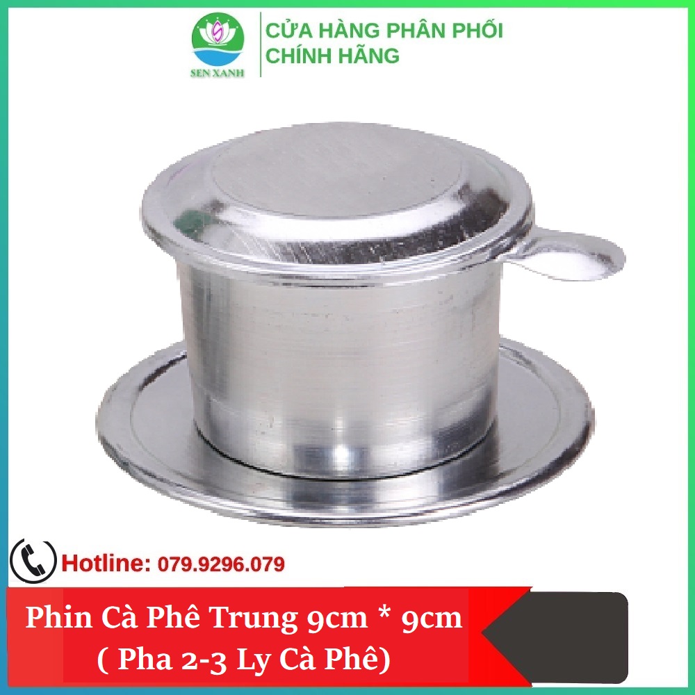 Bộ Phin Nhôm Phin Pha Cà Phê 9cm 11cm Dùng để pha từ 2 đến 3 ly cà phê