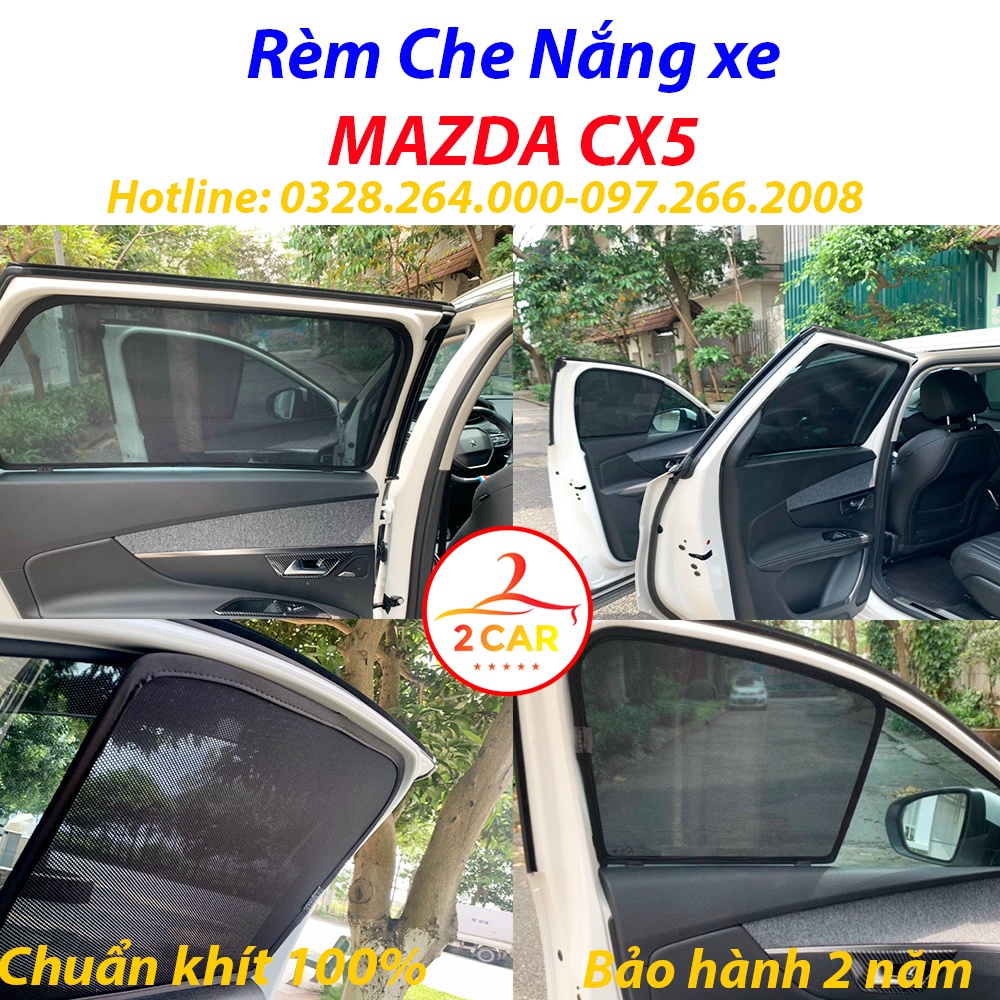 Rèm che nắng xe mazda cx5 2014-2017, 2018-2024, rèm chắn nắng xe mazda cx5, chuẩn khít theo xe - bảo hành 2 năm