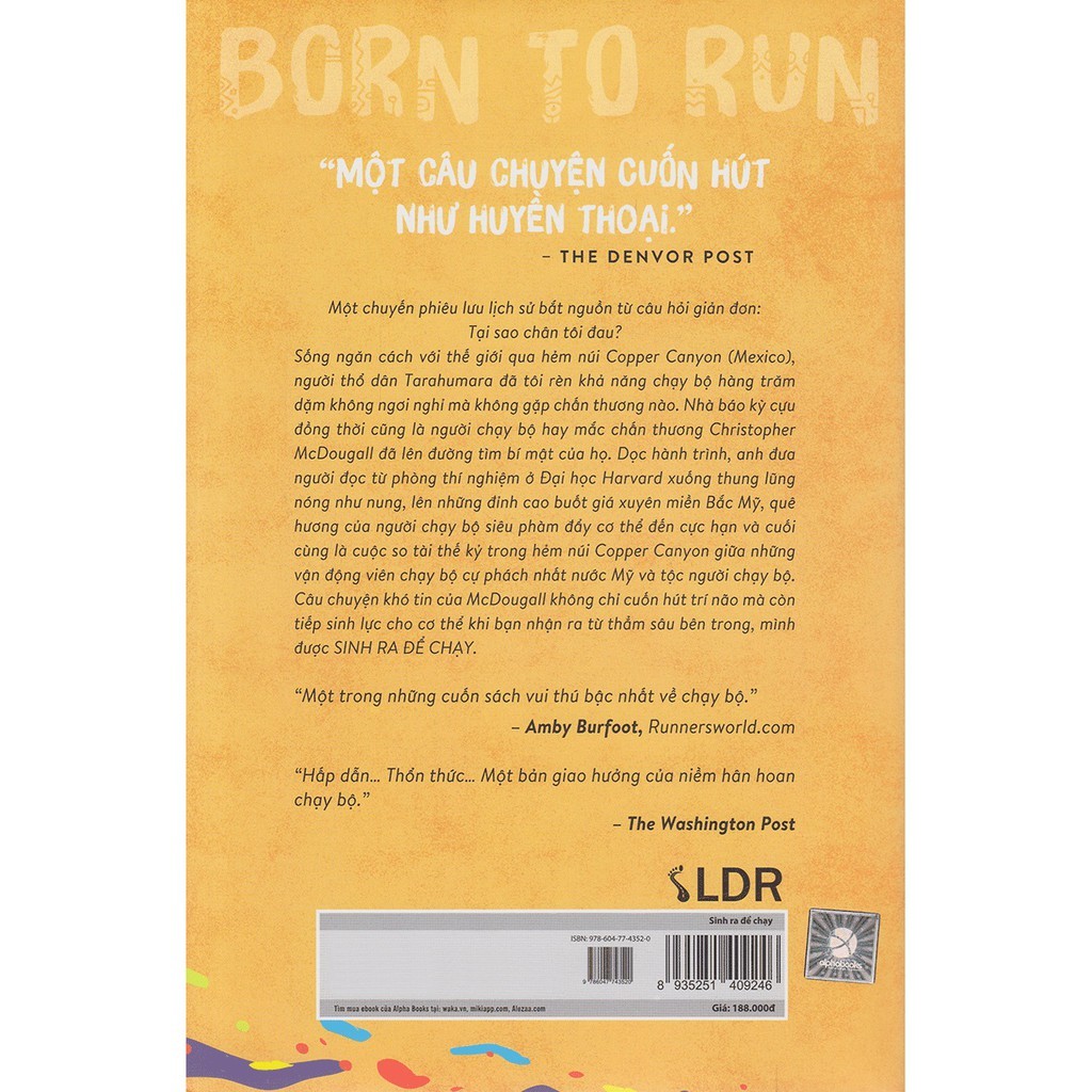 Sách - Born To Run : Sinh Ra Để Chạy