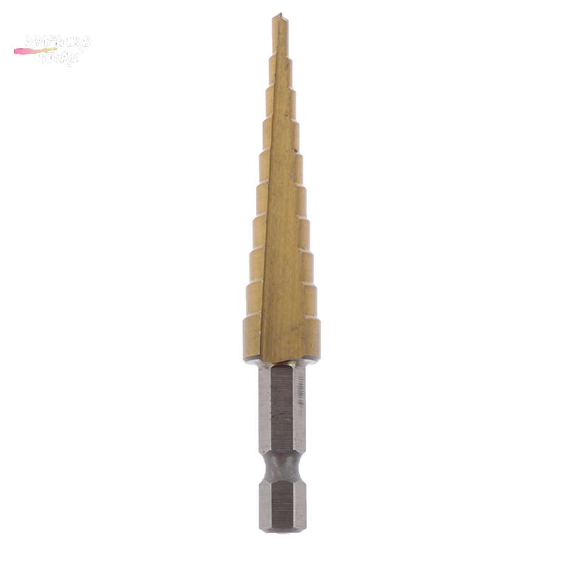 Mmp6 hitn mũi khoan bậc tráng 3-12mm mũi khoan tay cầm lục giác dụng cụ khoan kim loại