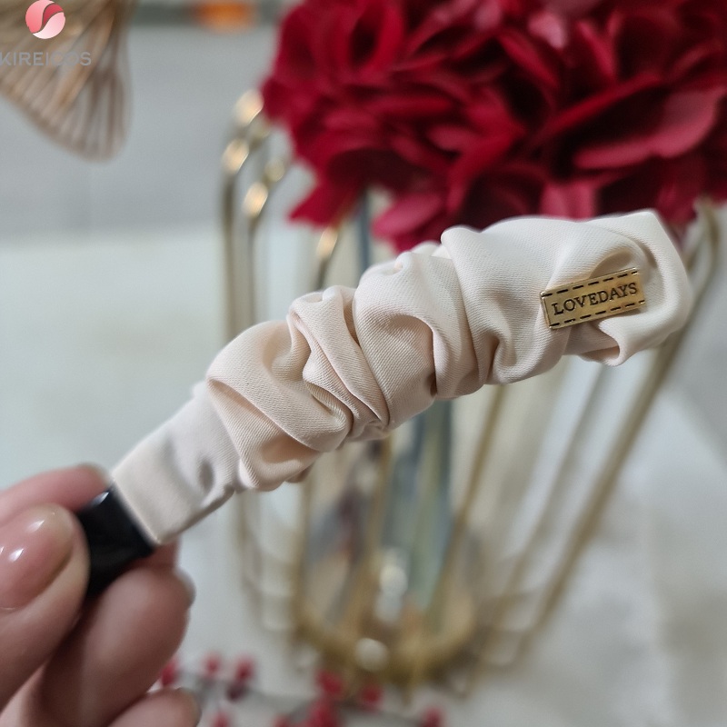 Kẹp Tóc Cao Cấp Dọc Tạo Phồng Chân Tóc Bọc Lụa Vải Nhún Cực Xinh