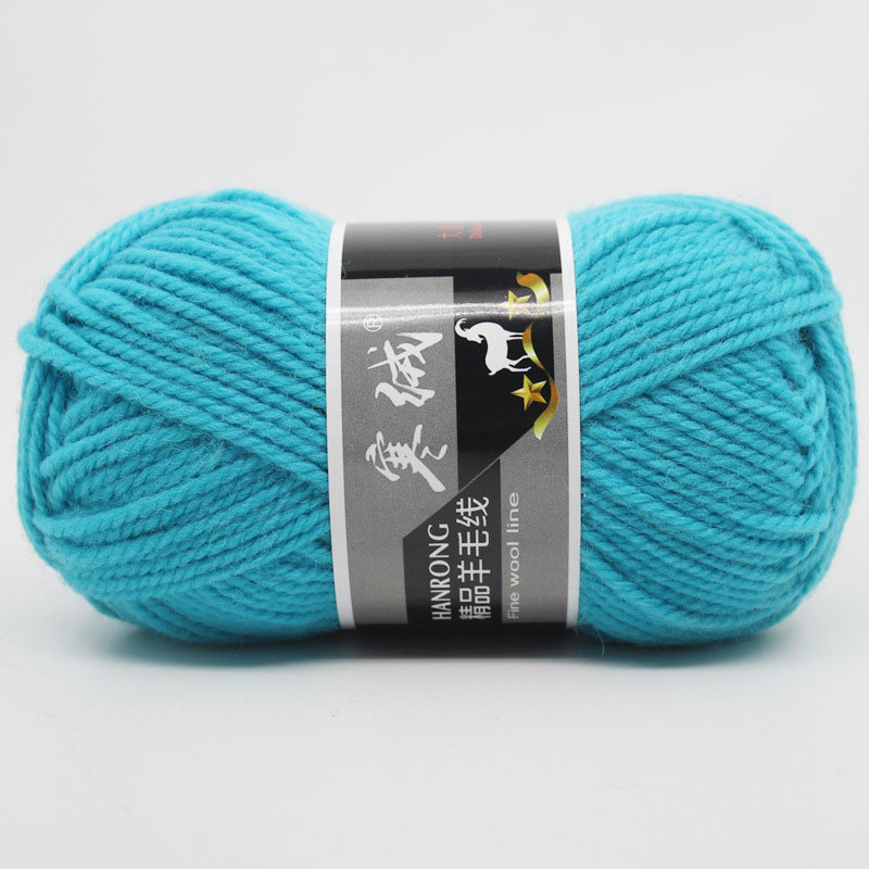 Jhj0 100g Crochet Sweater Thread Soft Hand Knitting Wool Yarn Thick Diy Scarf Hat Cashmere Yarn