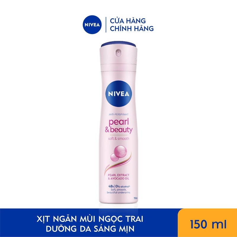 Xịt Ngăn Mùi NIVEA dành cho Nữ, chai 150ml