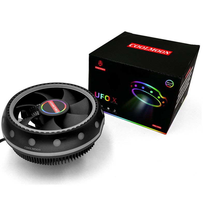 Fan đa năng ufo led rgb