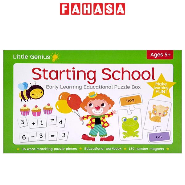 Fahasa - Little Genius: Starting School Early Learning Educational Puzzle Box