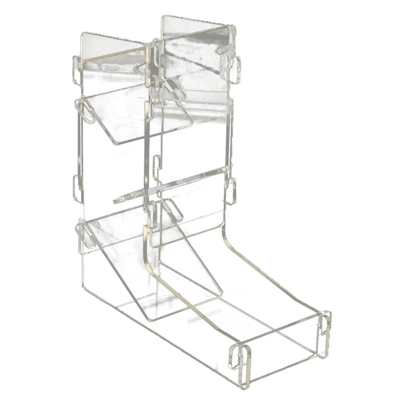 Acrylic Transparent Dice Tower DND Dice Tower DIY Board Game RPG Rolling Tower