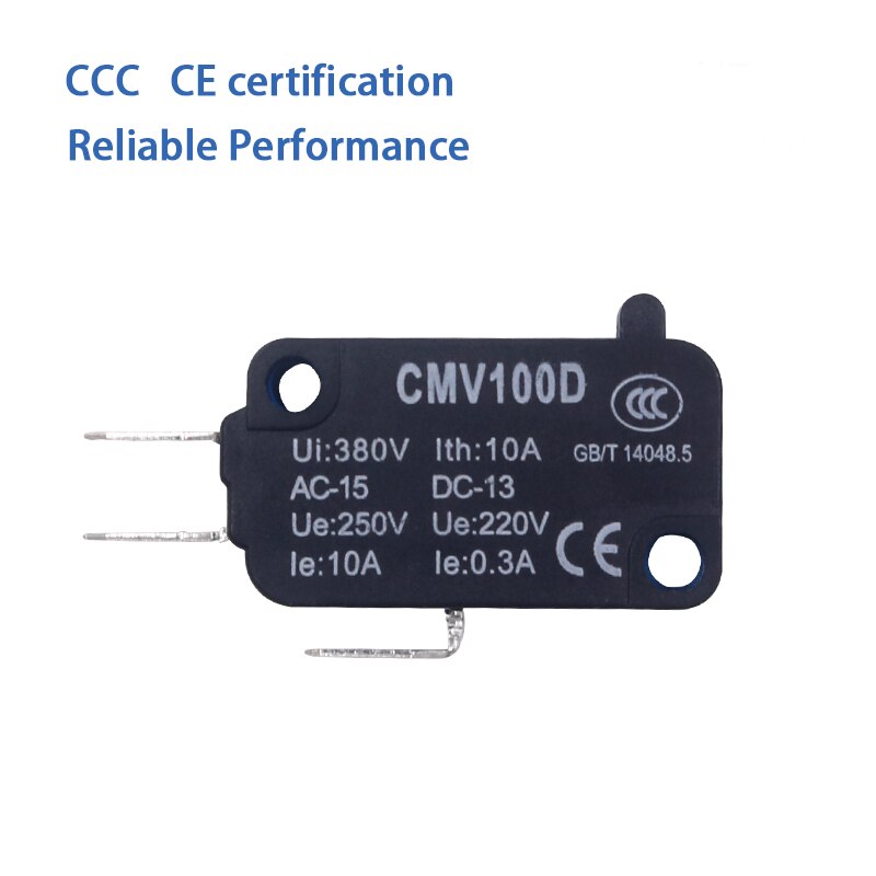 CNTD Micro Switch CMV100D V15 One Open One Close Small Limit Travel Switch Small Durable Micro Limit Switch 10A 250V 380V Switches