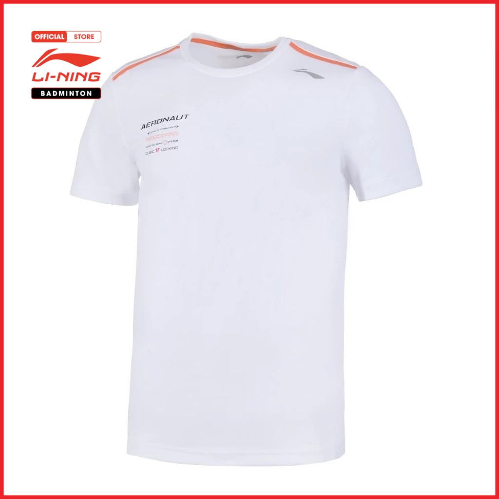 Áo t-shirt cầu lông thể thao nam li-ning atssb61-1