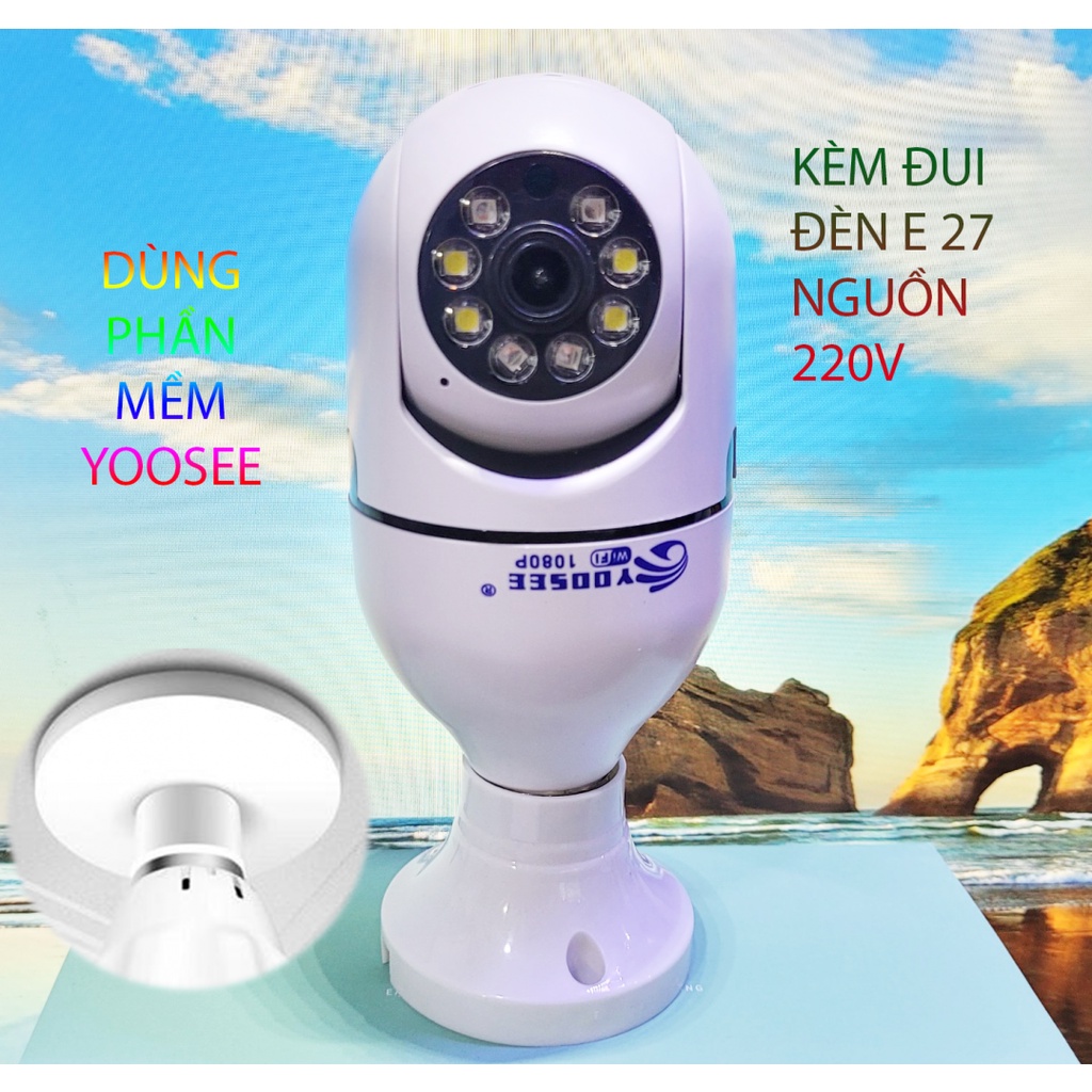 Camera WIFI Hình Bóng Đèn Yoosee