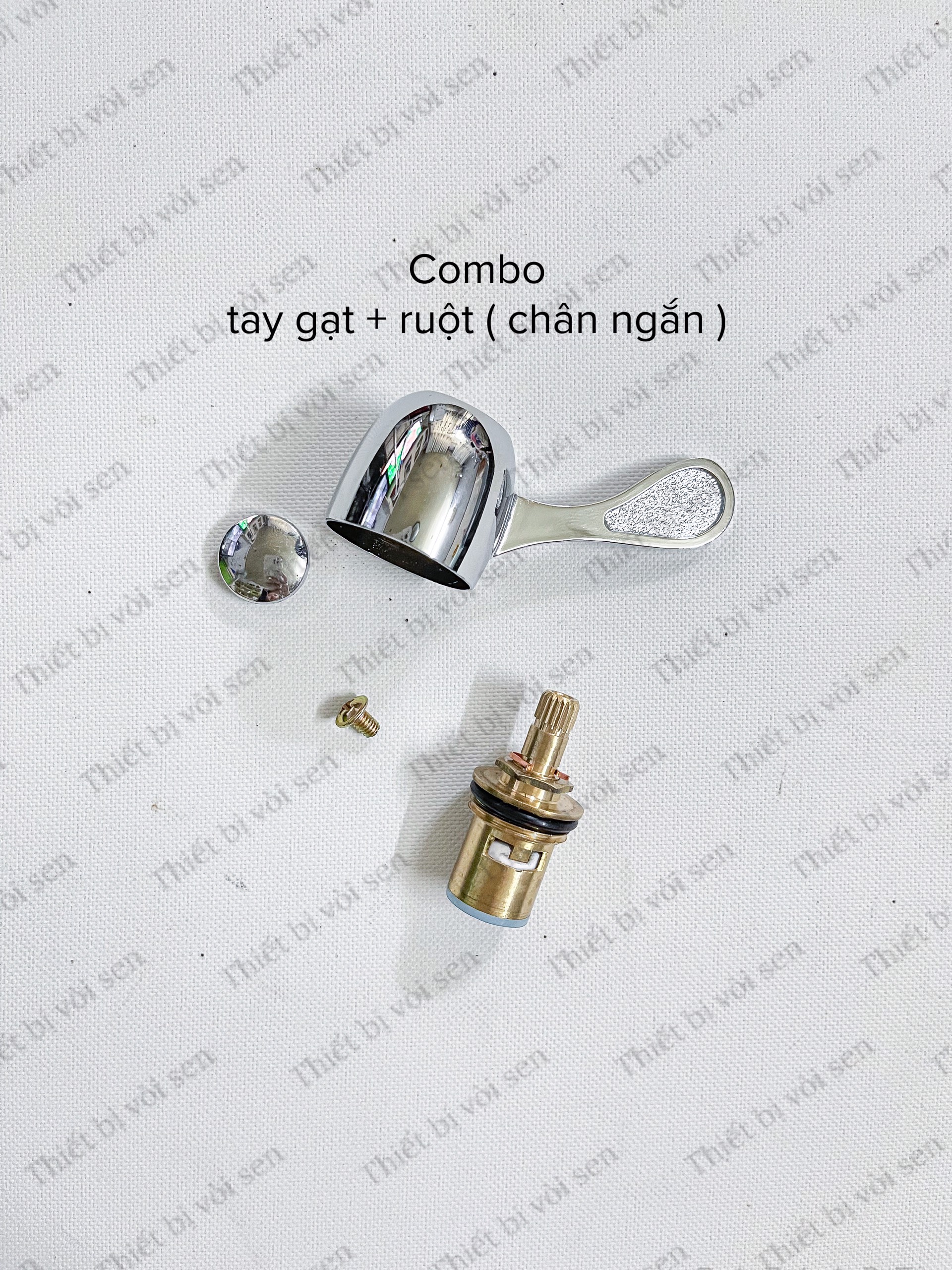 combo bộ tay gạt và ruột vòi thay thế