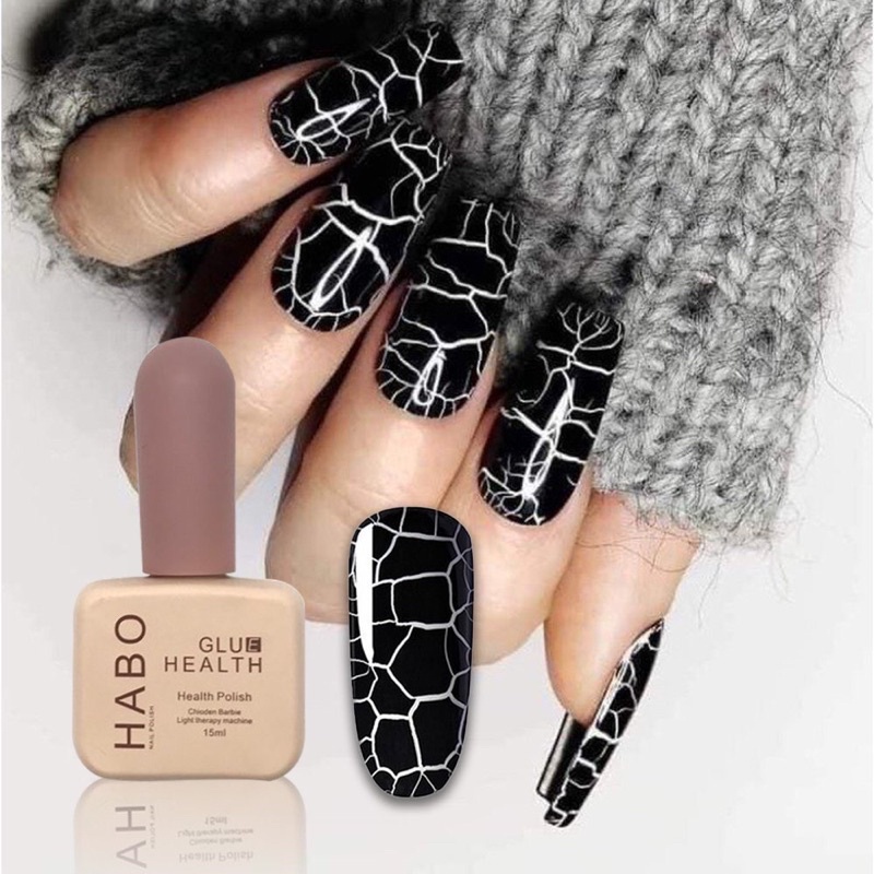 Sơn Nứt Habo Đen Trắng Nail - sinailmi