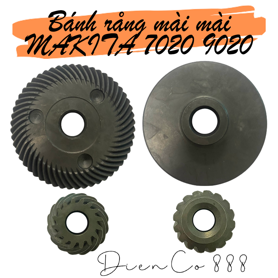 (Set of Gear) Bộ nhông bánh răng mài MAKITA GA7020 GA9020, Maktec MT902 MT903, ASM06-180, ASM06-230