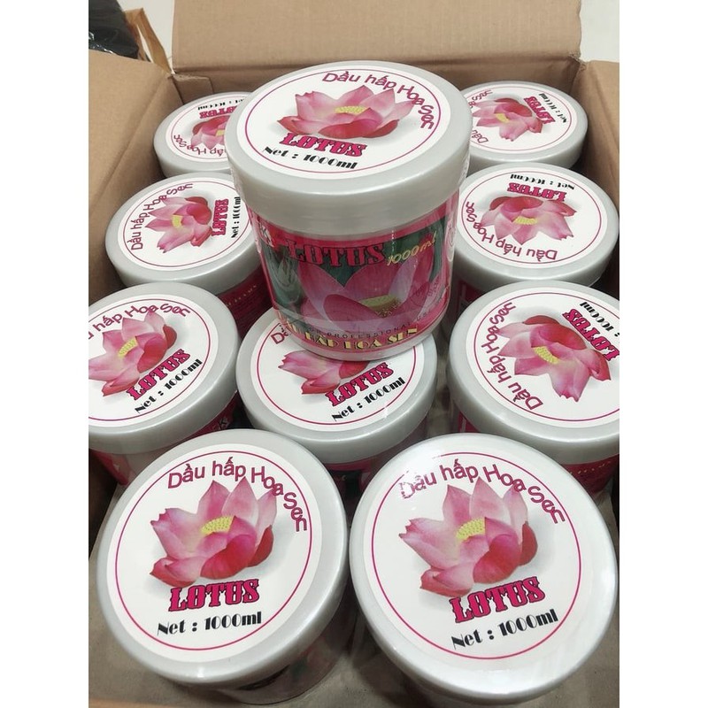 Kem ủ Hấp dầu hoa sen 500ml