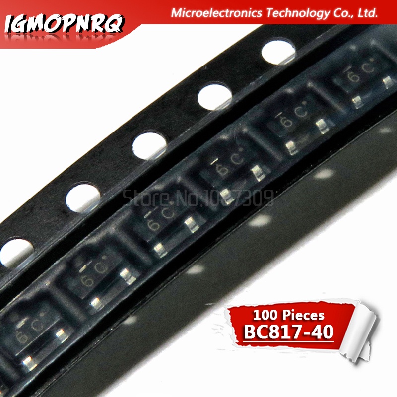 100pcs bc807-25 bc807-40 bc817-25 bc817-40 bc846b bc847b bc847c bc848b bc856b bc857b sot23 transistor new original integrated circuit