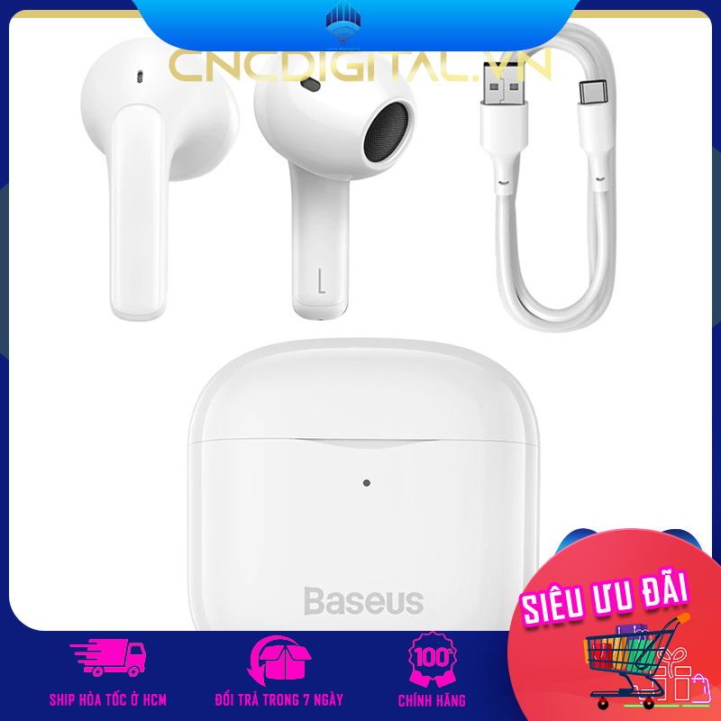 [BH 12 Tháng] Tai nghe Bluetooth Baseus Bowie E3 True Wireless Earbuds ( Bluetooth 5.0 , GPS - APP Control, Super Fast charge, Nearly No-delay & HD Stereo Gaming Earbuds )