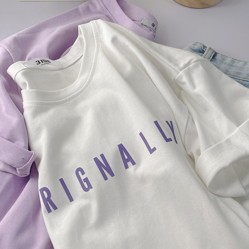 Áo thun 3158 form rộng mẫu ORIGNALLY chất cotton khô cổ tròn