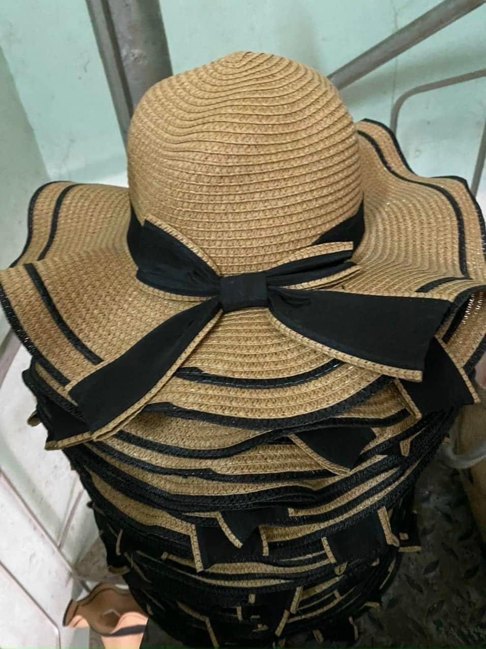 Nón Cói Đi Biển VànhTo Thắt Nơ Thời Trang Hè