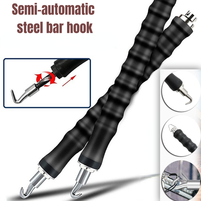 Semi-Automatic Straight-Pull Steel Bar Hook Fast Steel Bar Hook Stainless Steel  Wire Hook Tie Steel Bar Hook Artifact
