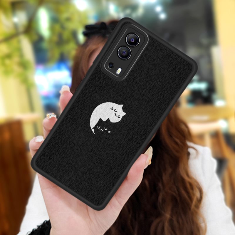 Dirt-resistant%20Back%20Cover%20Phone%20Case%20For%20VIVO%20Y53S%205G/IQOO%20Z5X/T1X%20funny%20leather%20Waterproof%20personality%20heat%20dissipation%20-%20Image%2010