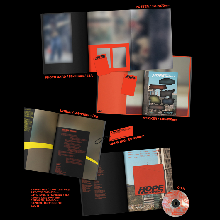 Album JHOPE [HOPE ON THE STREET] Chính hãng