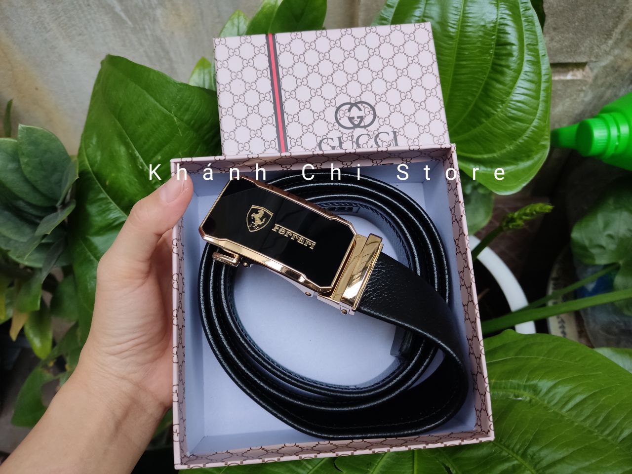 [Full Box] thắt lưng cá sấu kèm hộp cao cấp