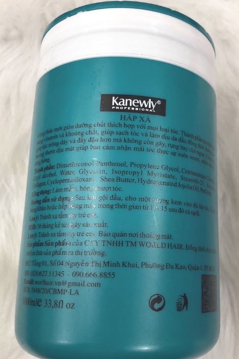 Hấp xã mềm mượt tóc kanewly 1000ml
