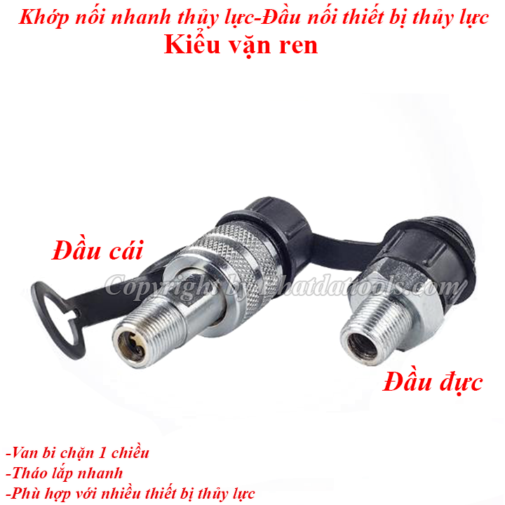 Đầu nối nhanh thủy lực