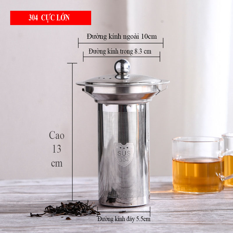 Bộ lọc trà bằng inox 304 chuyên dụng cho ấm pha trà - hvl tea