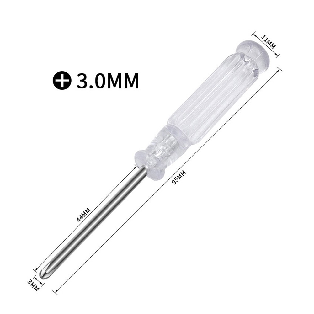 Toolstar 1Pcs 3.74Inch 3mm Mini Screwdriver Repair Tool Slotted Cross Screwdriver