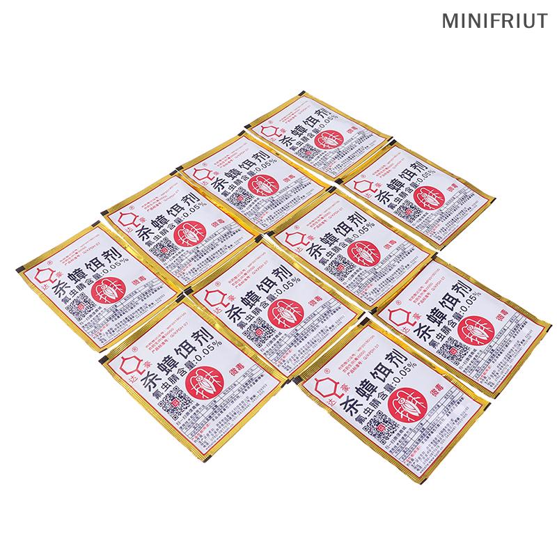 🌸[ low price sale ] 10 Túi mồi diệt côn trùng mồi bột gián bẫy bẫy gián