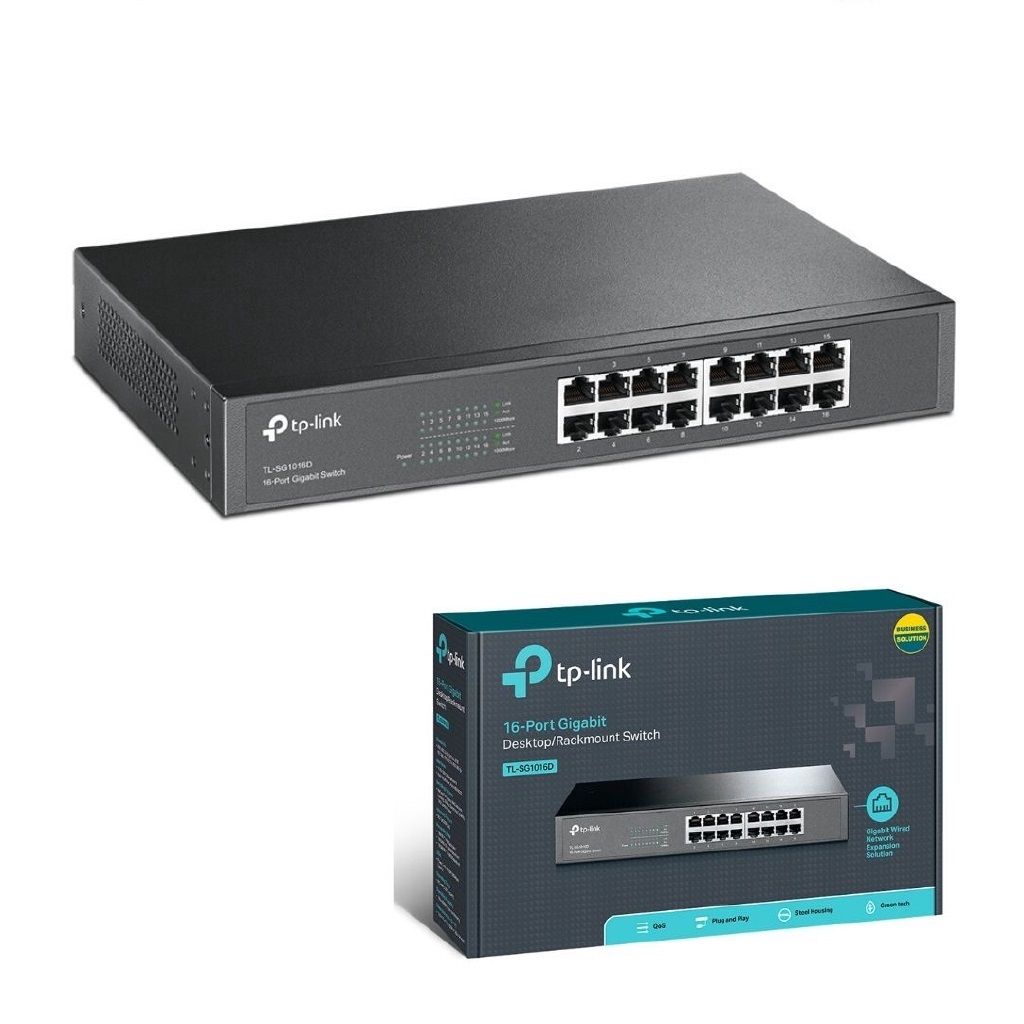 Switch chia mạng 16 cổng TP-Link SG1016D  - hàng chính hãng