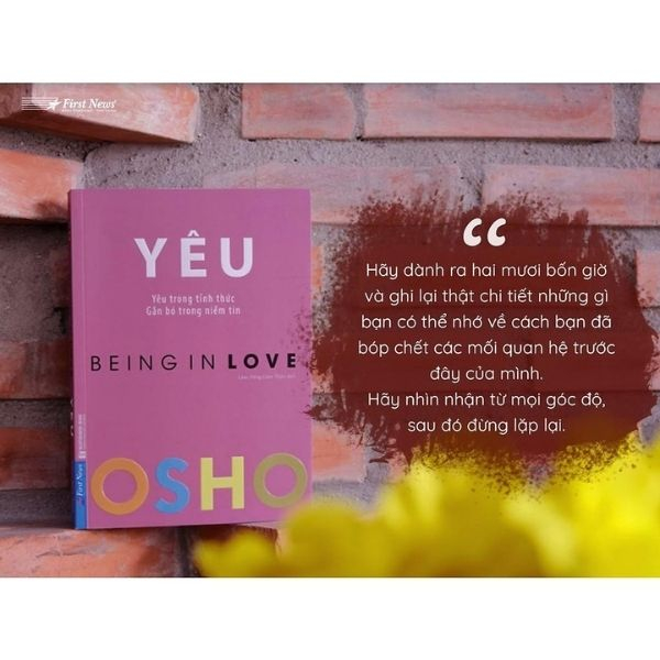 [Mã INBAU15 giảm 15K đơn 99K] Sách - OSHO Yêu - Being In love - yêu trong tỉnh thức