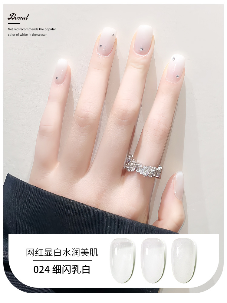 15ml Jelly Color Gel Nail Polish , Fashion Naked Color Nail Kuku Waterproof Can't Peel Off Need Uv Light Baking Fast Delivery