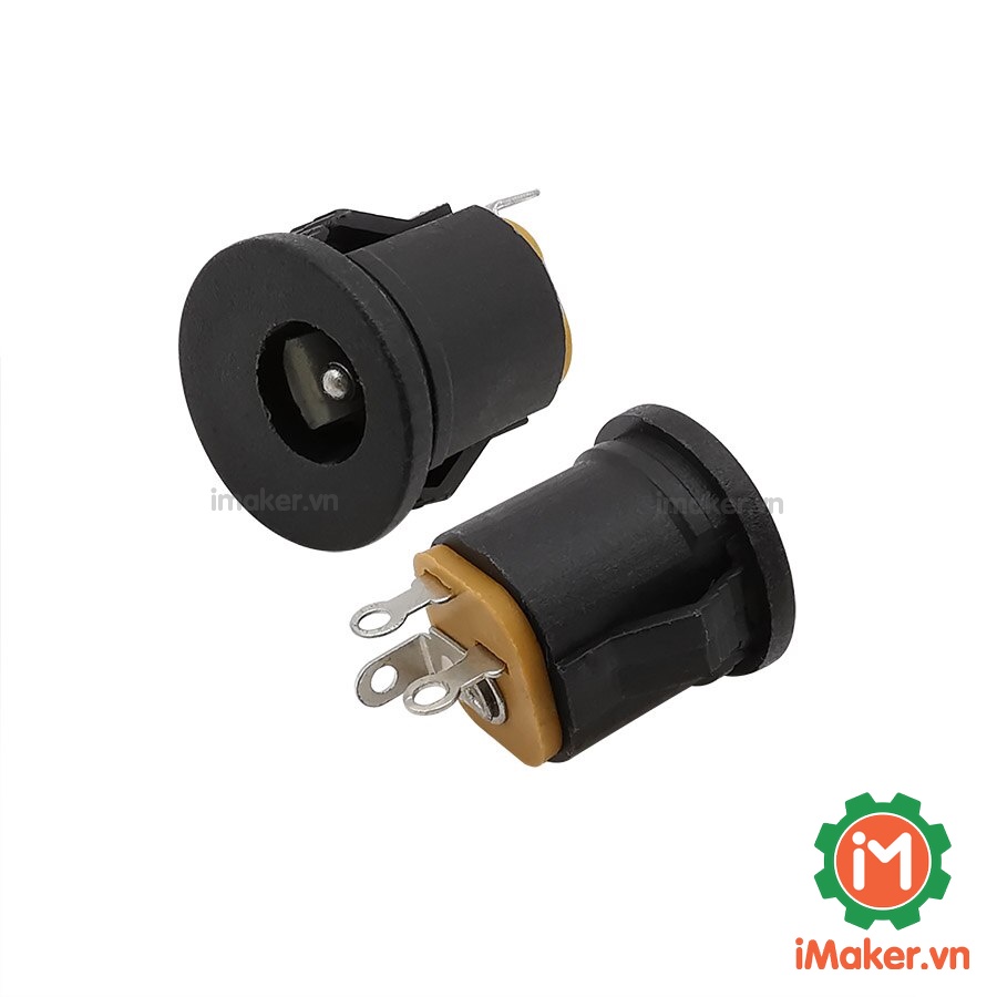 Dc022k đầu nối nguồn dc cái - nối dây kim 2.5mm và 2.1mm