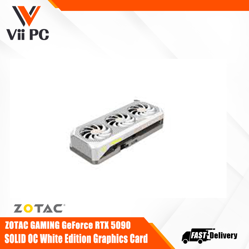 ZOTAC GAMING GeForce RTX 5090 SOLID OC White Edition 32GB GDDR7