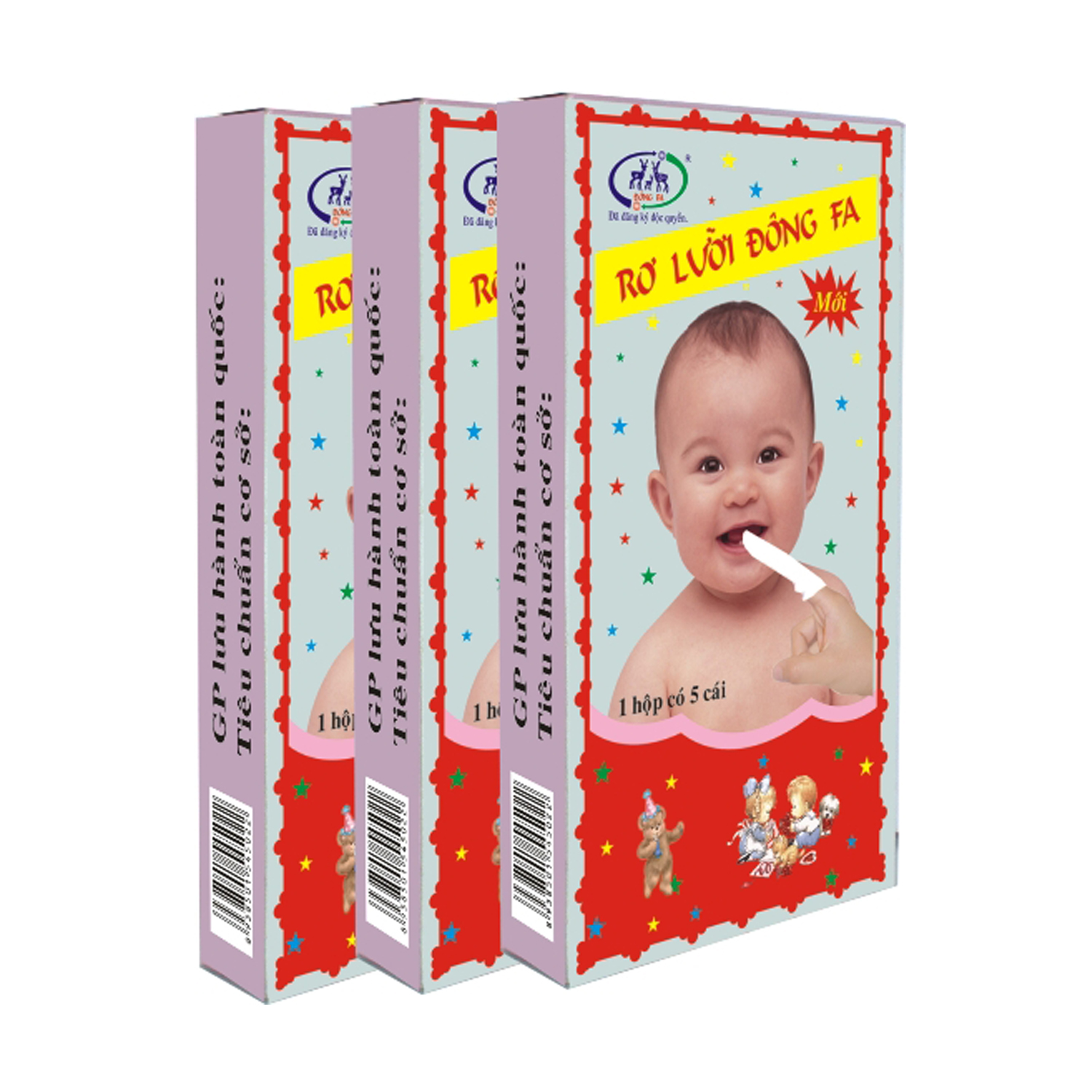 Gạc rơ lưỡi dopha Hộp 5 cái